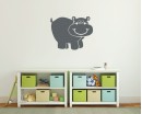Hippo Nursery wall decalr