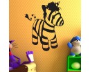 Zebra Wall Decal Zebra Wall Decal