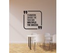 Teamwork Quote Team Business Office Space Interior Stickers
