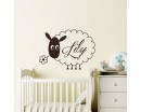 Sheep Wall Decals Personalized Name Vinyl Sticker
