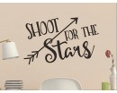 Shoot for the Stars with Arrow Quote