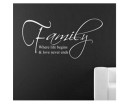 Family: Love never Ends Quote