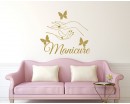 Beauty Salon Manicure Decal