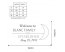 Family Name & Welcome Decal