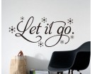 Let it Go Saying Song Quote Decal