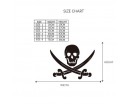 Jolly Roger Pirate Ship Skull Cross Bones Swords Symbol
