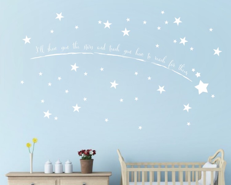 twinkle twinkle little star wall decal