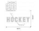 Hockey Sports Wall Decal