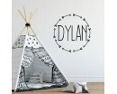 Personalized Arrow wall decal
