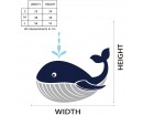 Lovely Whale Animal Friends Nursery Decal Animal Stickers