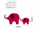 Elephants Wall Art Decal Elephants Wall Decal Animal Stickers For Nursery