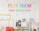 Play Room Wall Stickers with Stars