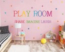 Play Room Wall Stickers with Stars