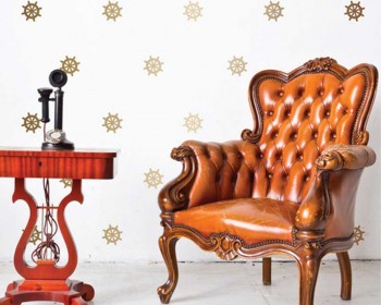 Helm Pattern Wall Decal Nursery Modern Vinyl Sticker