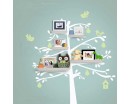 Tree with Fruit Shelf Wall Decal Nursery Vinyl Tree Art Stickers