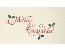 Merry Christmas Wall Decal - Holiday Decor - Christmas Vinyl Decal